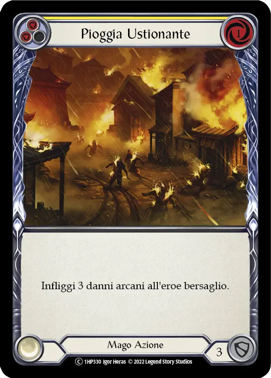 Card: Scalding Rain (yel)