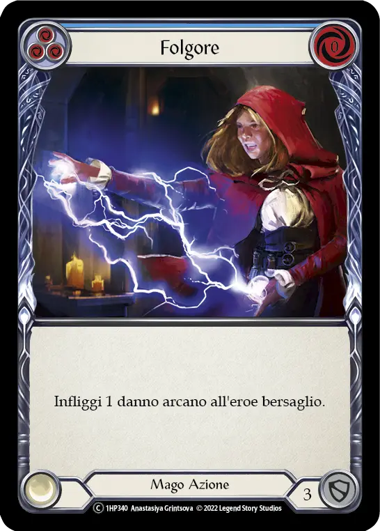 Card: Zap (blu)