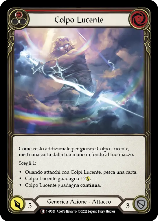 Card: Enlightened Strike (red)