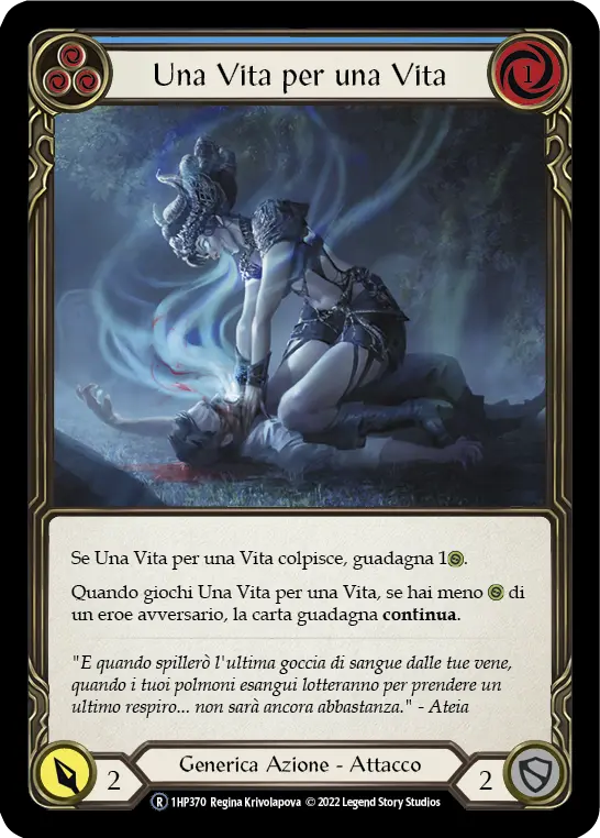 Card: Life for a Life (blu)