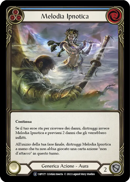 Card: Enchanting Melody (blu)
