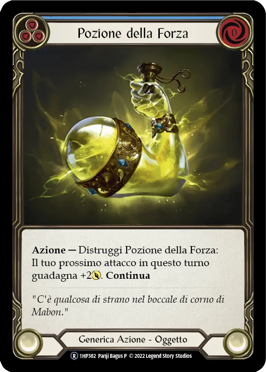 Card: Potion of Strength (blu)