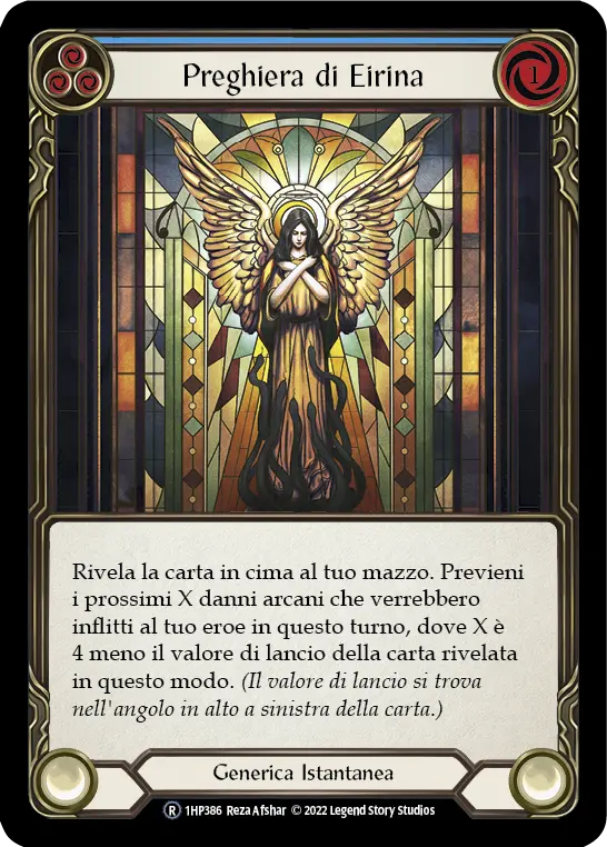 Card: Eirina's Prayer (blu)