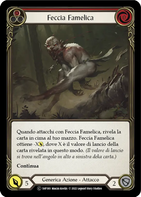 Card: Ravenous Rabble (red)