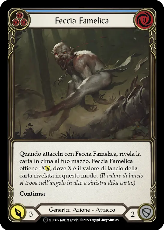 Card: Ravenous Rabble (blu)