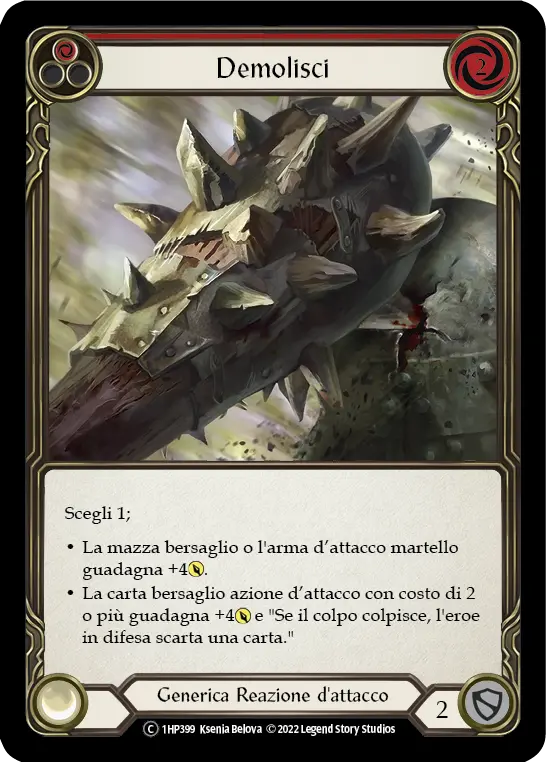 Card: Pummel (red)