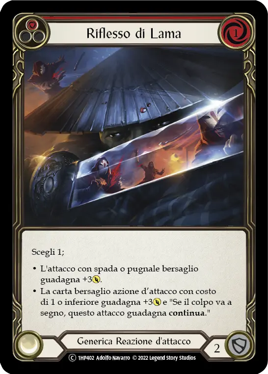Card: Razor Reflex (red)