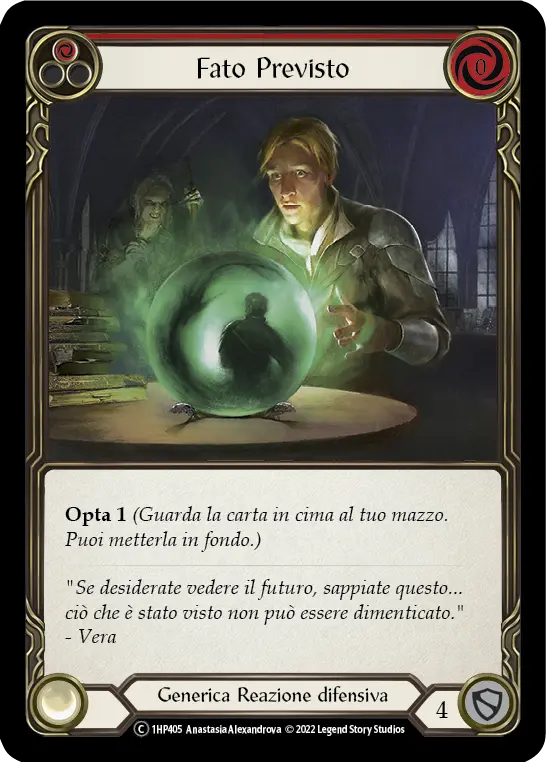 Card: Fate Foreseen (red)