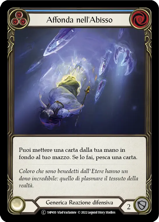 Card: Sink Below (blu)