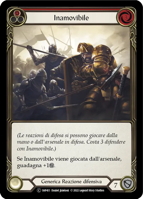Card: Unmovable (red)