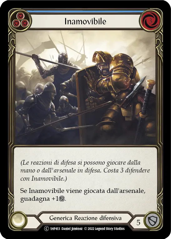 Card: Unmovable (blu)