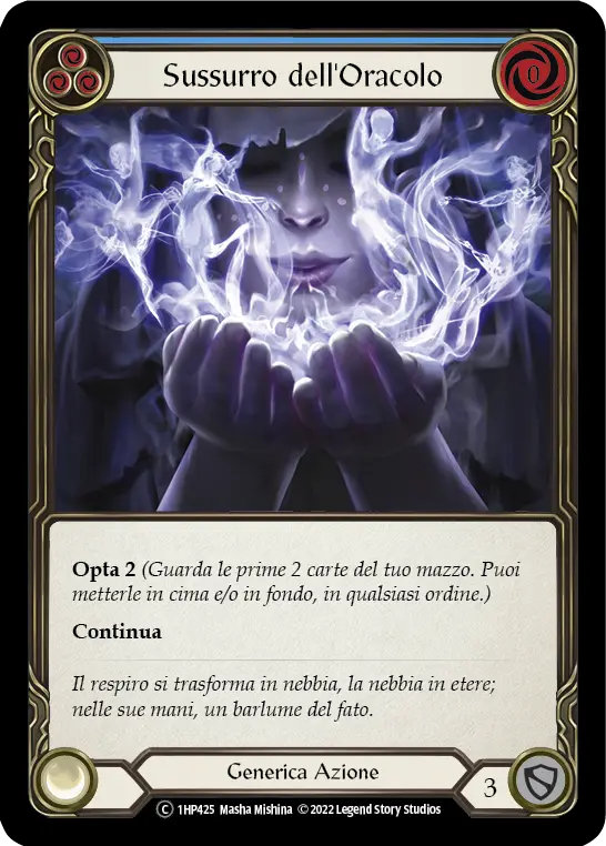 Card: Whisper of the Oracle (blu)