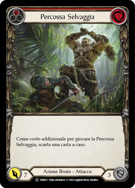 Card: Savage Swing (red)