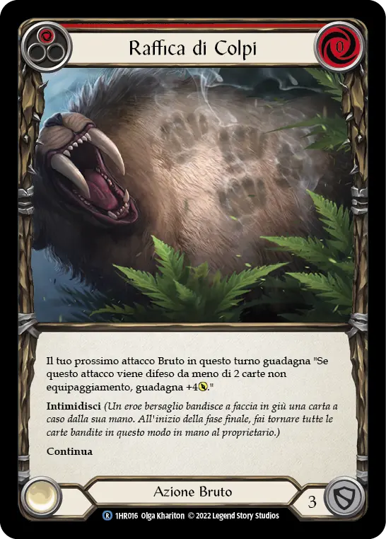 Card: Barraging Beatdown (red)