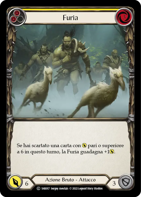 Card: Riled Up (yel)
