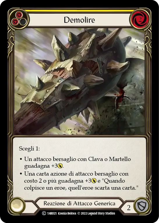 Card: Pummel (yel)