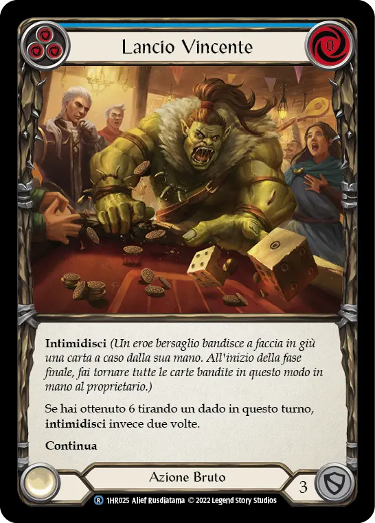 Card: High Roller (blu)