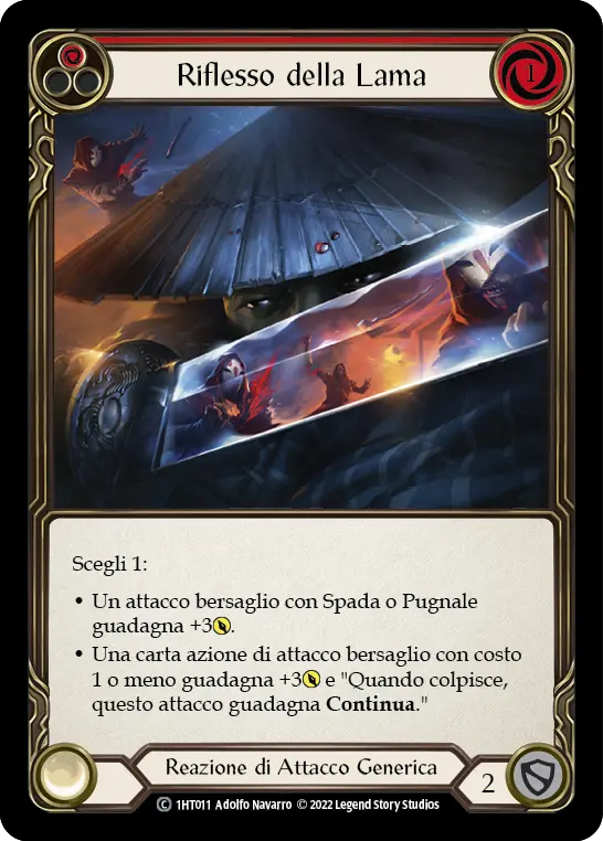 Card: Razor Reflex (red)
