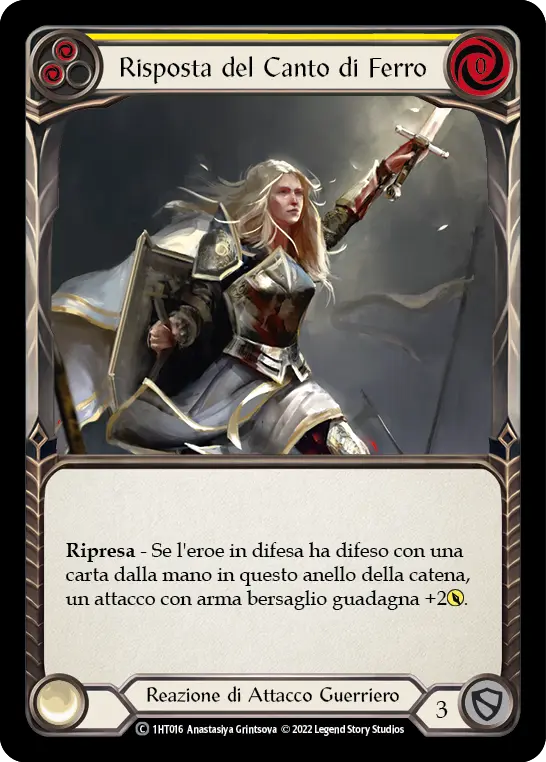 Card: Ironsong Response (yel)