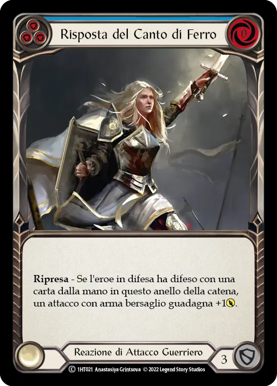 Card: Ironsong Response (blu)