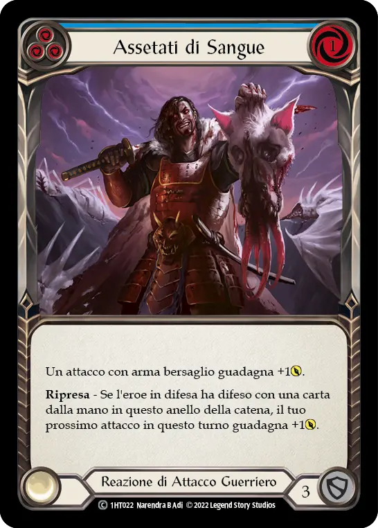 Card: Out for Blood (blu)