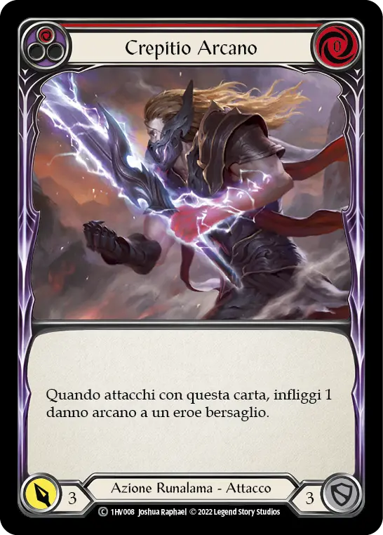 Card: Arcanic Crackle (red)