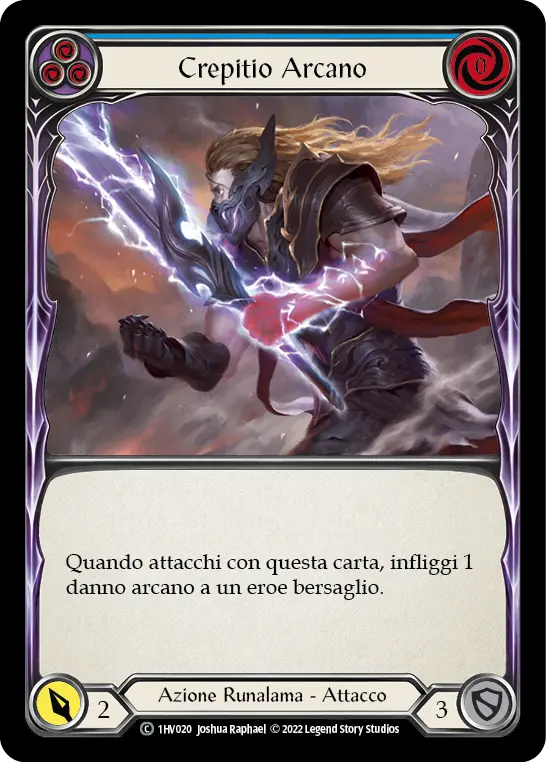Card: Arcanic Crackle (blu)