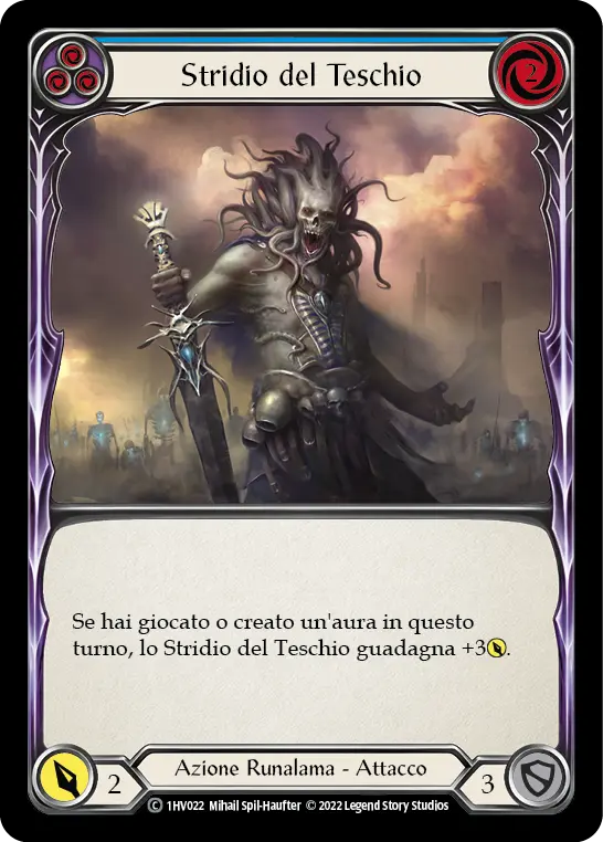 Card: Shrill of Skullform (blu)