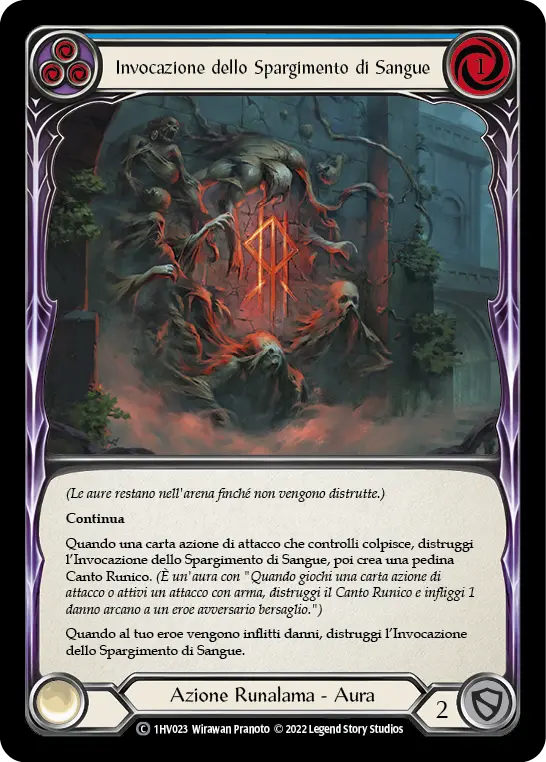 Card: Bloodspill Invocation (blu)