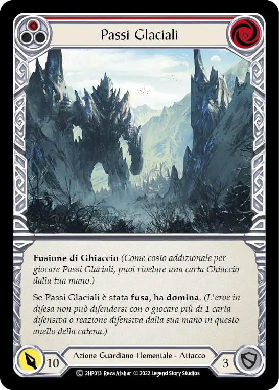 Card: Glacial Footsteps (red)