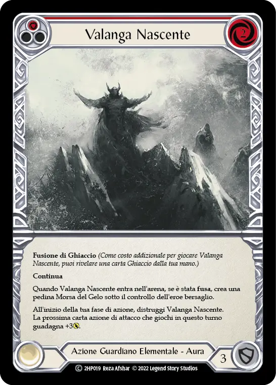 Card: Emerging Avalanche (red)