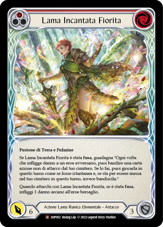 Card: Blossoming Spellblade (red)