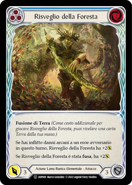 Card: Stir the Wildwood (blu)