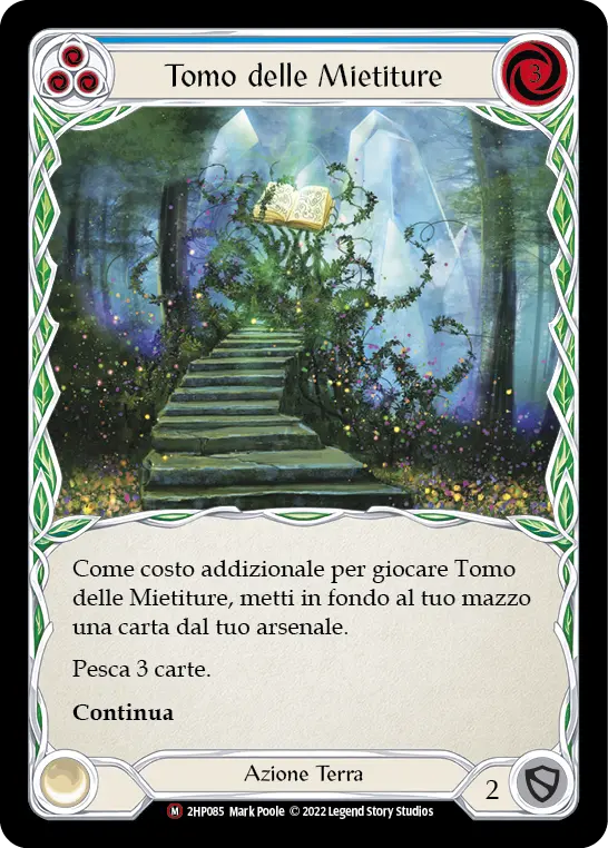Card: Tome of Harvests (blu)