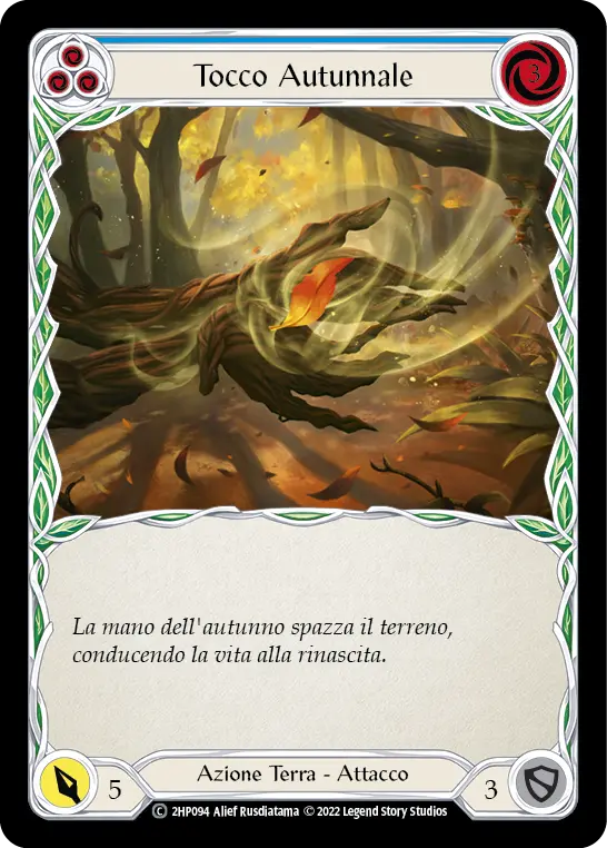 Card: Autumn's Touch (blu)