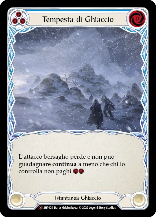 Card: Blizzard (blu)
