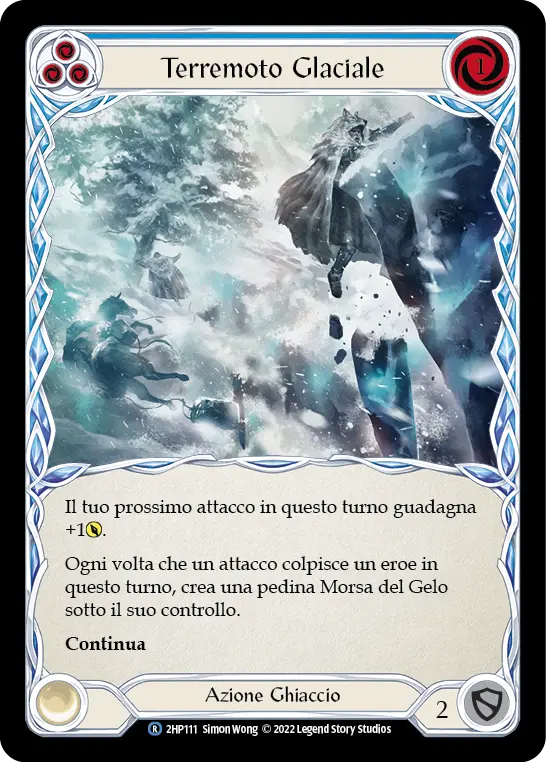 Card: Ice Quake (blu)