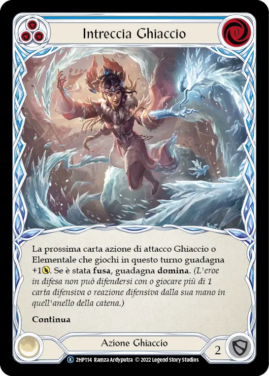 Card: Weave Ice (blu)