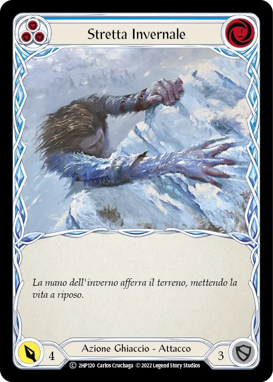 Card: Winter's Grasp (blu)