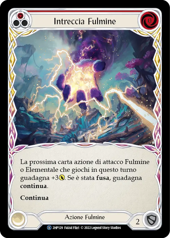 Card: Weave Lightning (red)