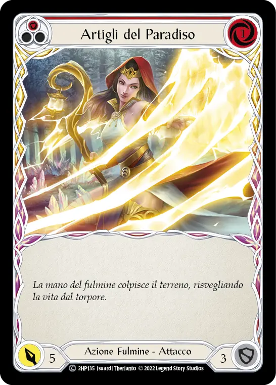 Card: Heaven's Claws (red)