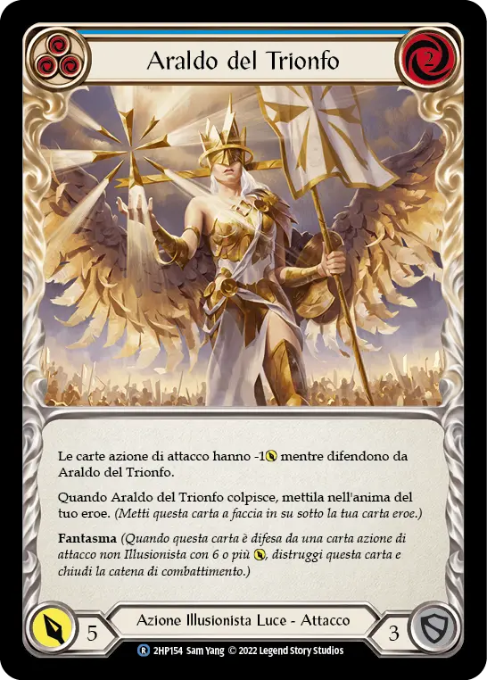 Card: Herald of Triumph (blu)