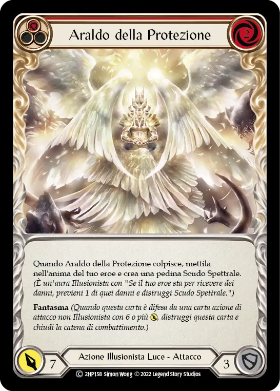 Card: Herald of Protection (blu)