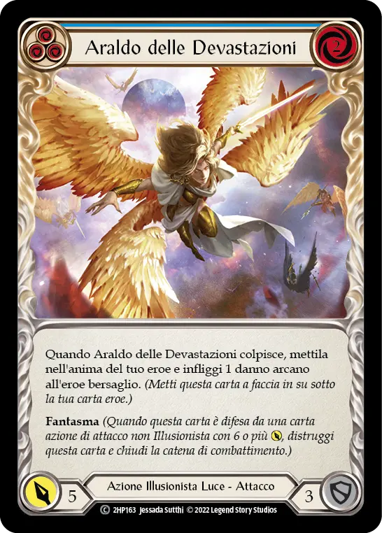 Card: Herald of Ravages (blu)