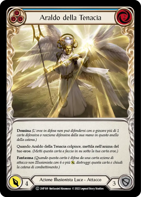 Card: Herald of Tenacity (blu)