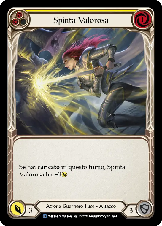 Card: Valiant Thrust (yel)