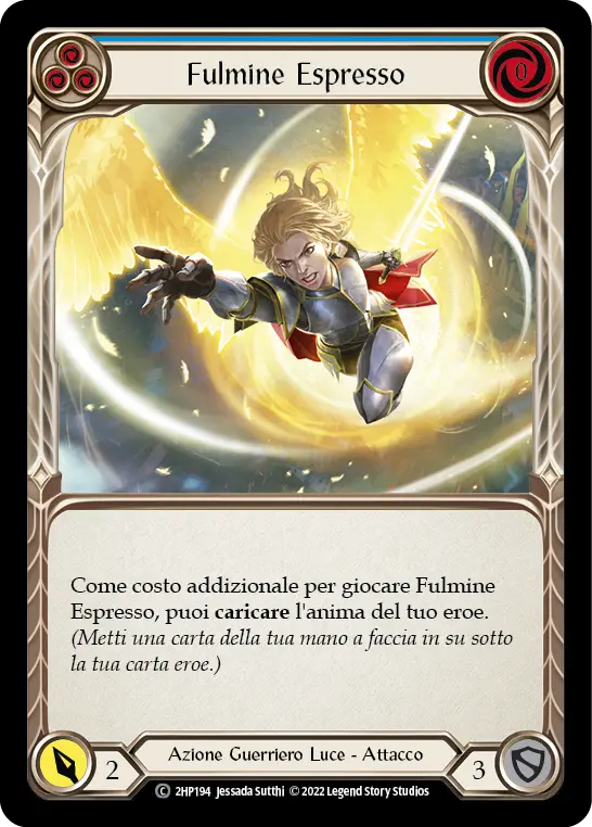 Card: Express Lightning (blu)