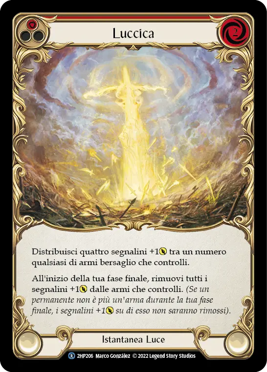 Card: Glisten (red)