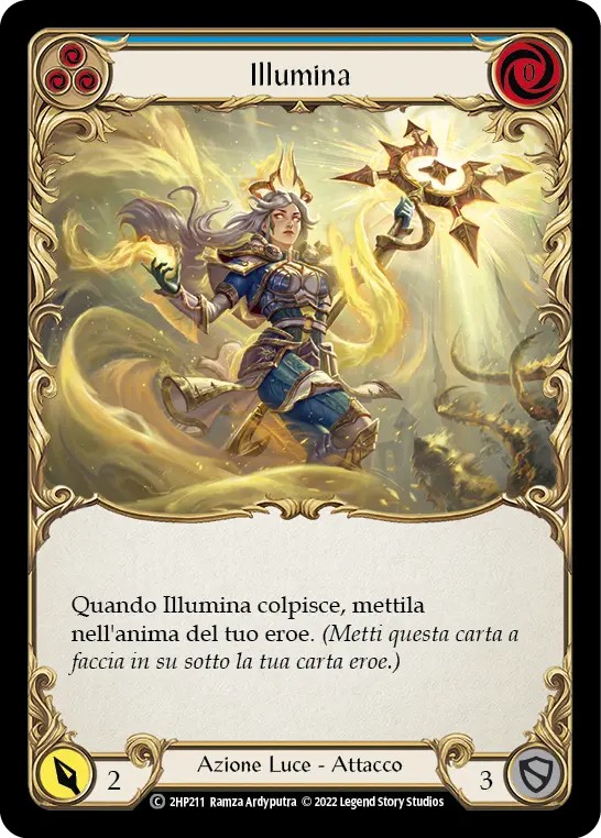 Card: Illuminate (blu)