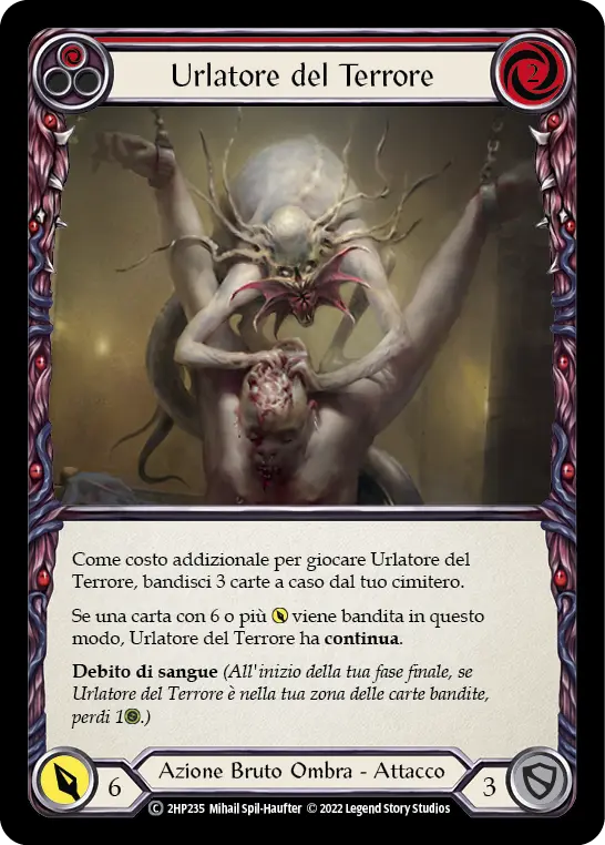 Card: Dread Screamer (red)
